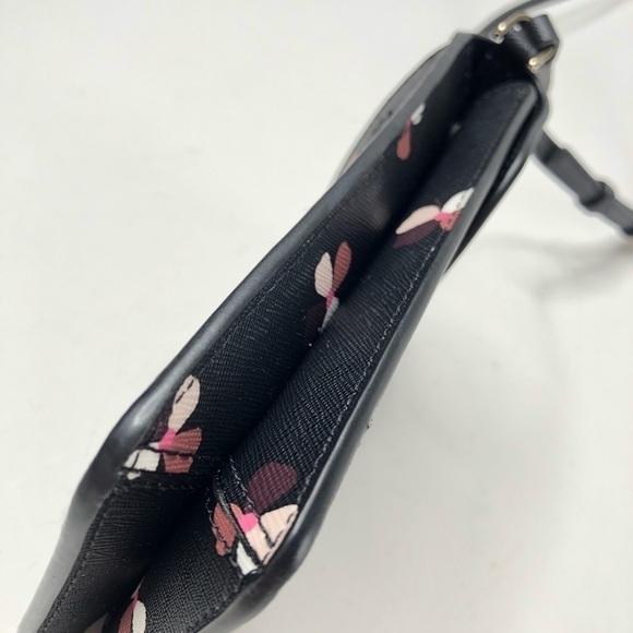 RARE Kate Spade Cameron Dusk Buds Floral Dusty Pink Flap Phone Crossbody Bag - Picture 9 of 16